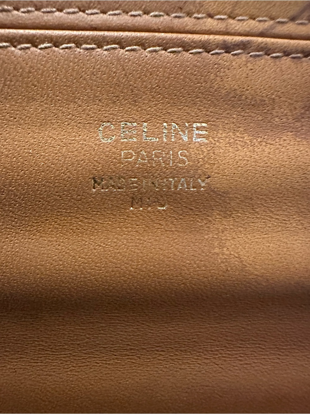 Vintage CELINE Macadam Triomphe Bifold Wallet Beige Coated Canvas - Picture 12 of 14